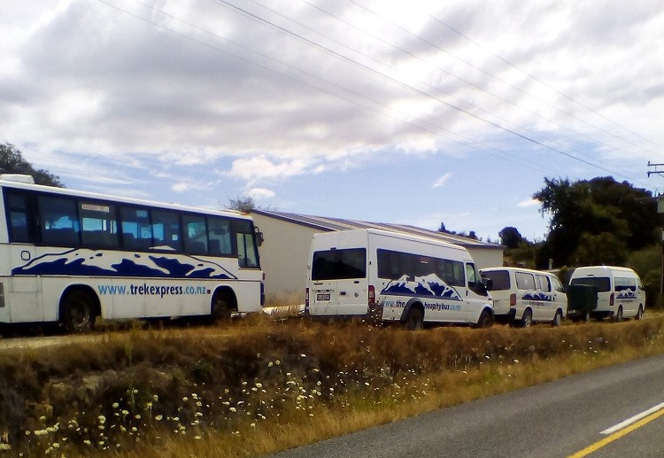 Trampers transport to National Parks in the top of the South Island of New Zealand