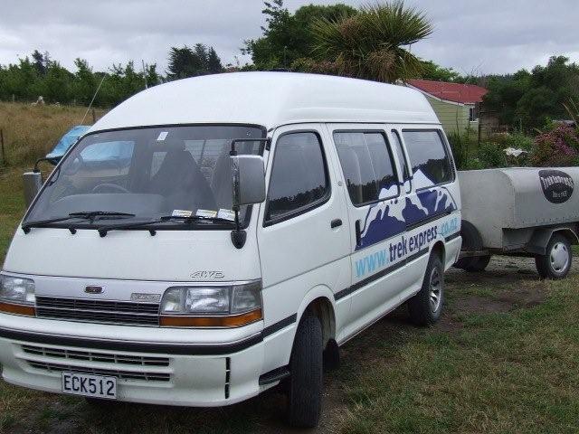 Trampers transport to National Parks in the top of the South Island of New Zealand