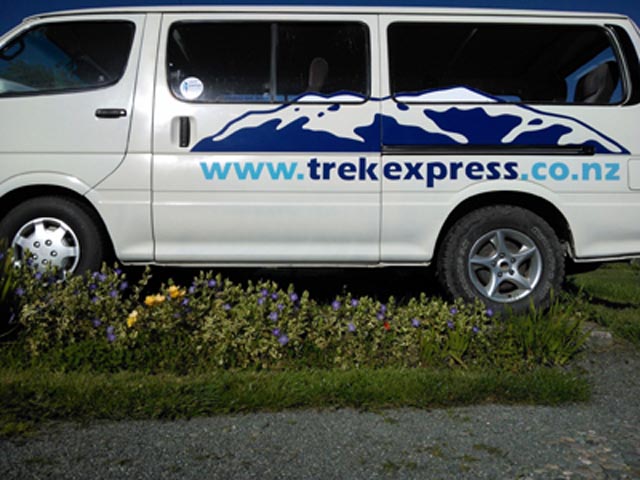 Track transport to National Parks in the top of the South Island of New Zealand